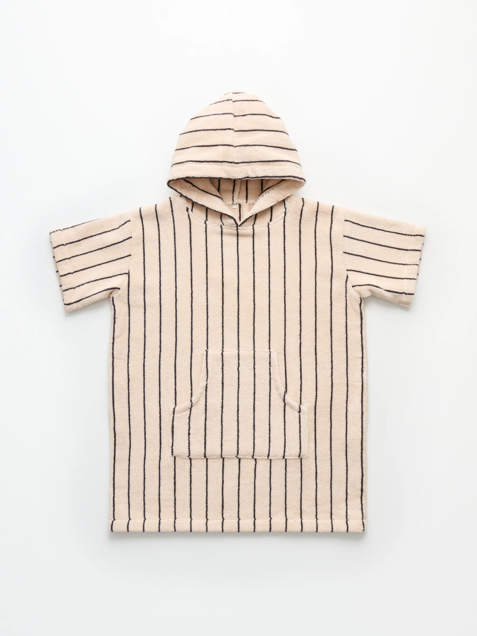 Naram Kids Poncho | Creme & Ink
