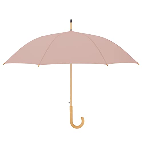 Doppler Long Automatic Sustainable Stick Umbrella | Dusty Rose