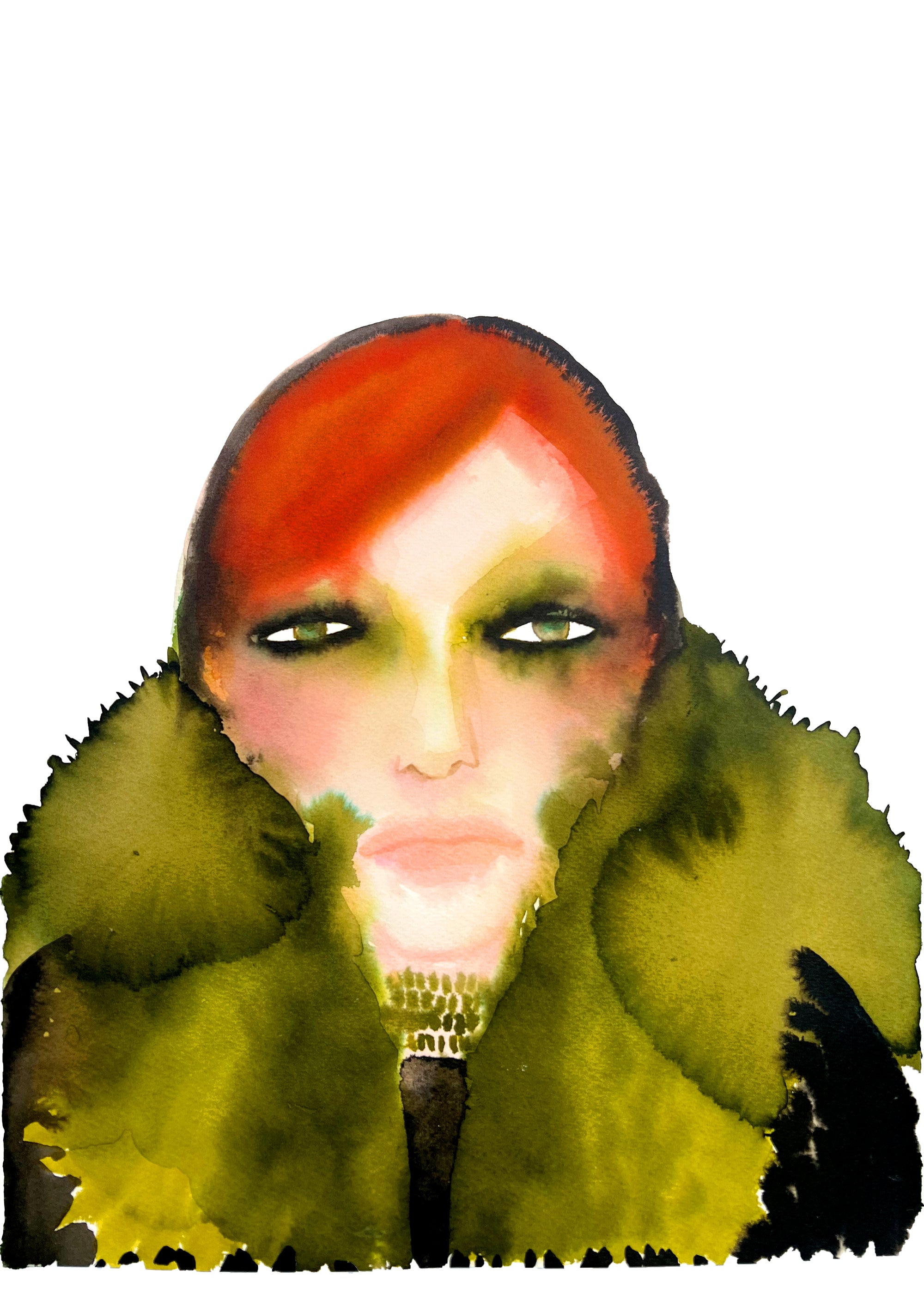 Inky Faces Print | Eloise