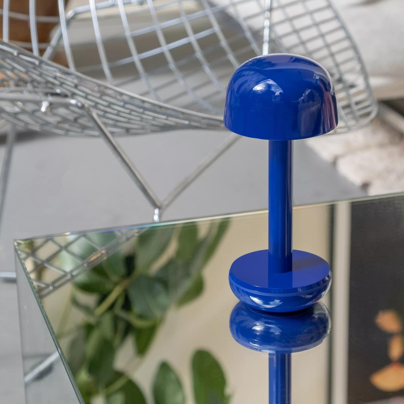 HUMBLE Two Cordless Portable Lamp | Cobalt Blue