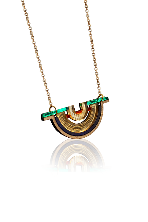 Barbican Curved Statement Necklace