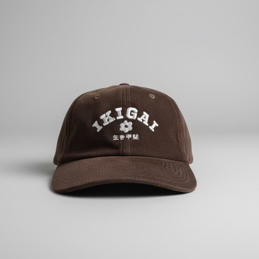 Ikigai Cord Cap | Rich Brown