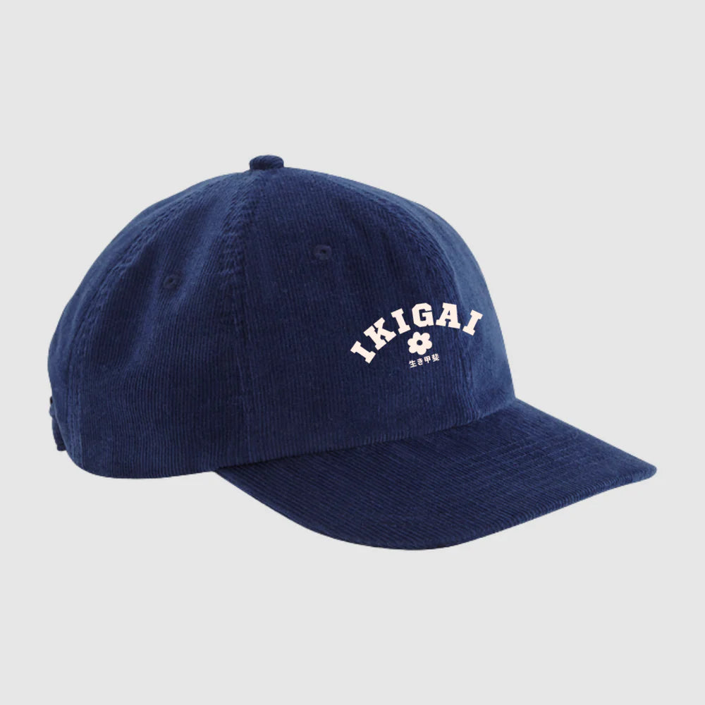 Ikigai Cord Cap | Navy