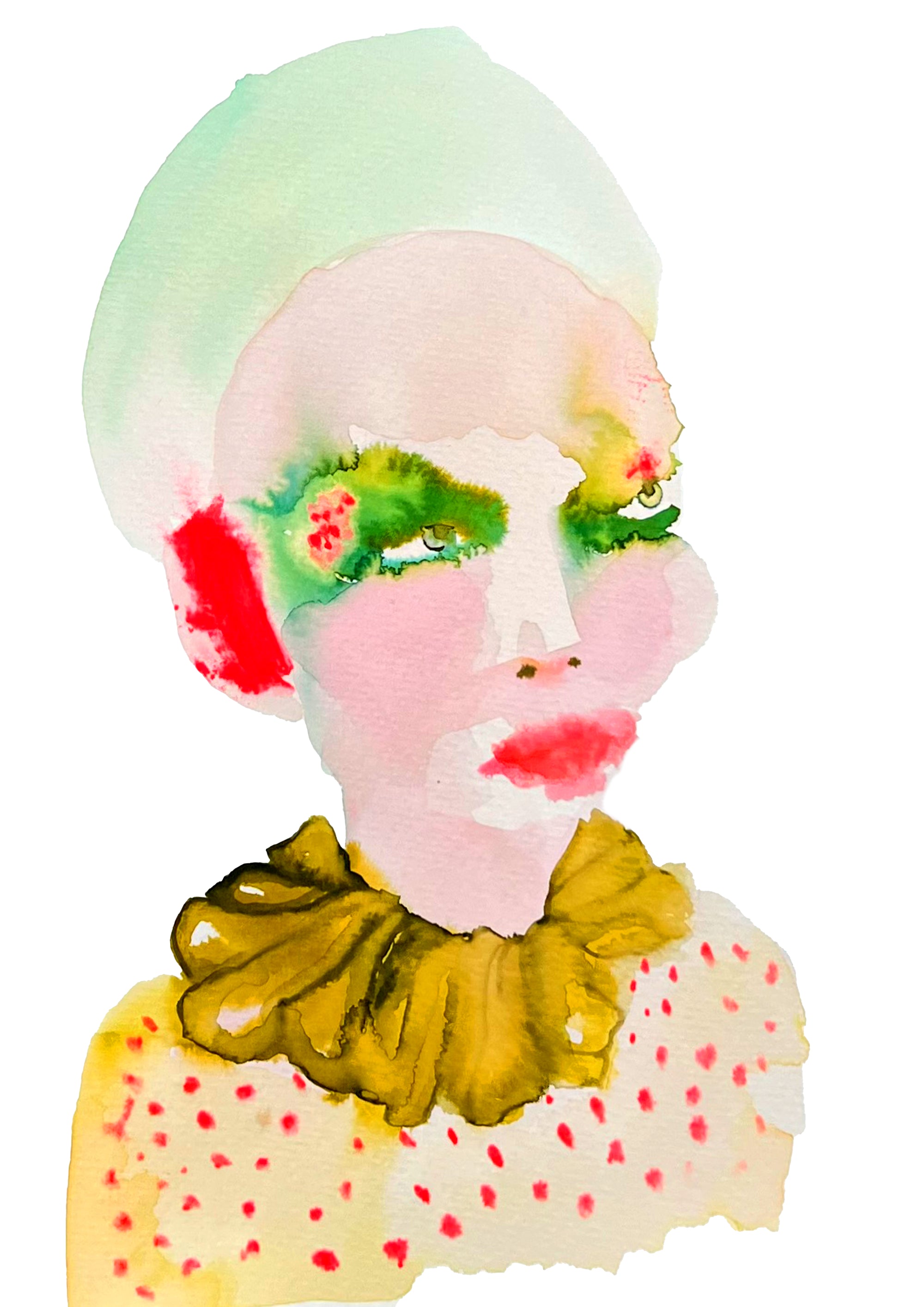 Inky Faces Print | Maude