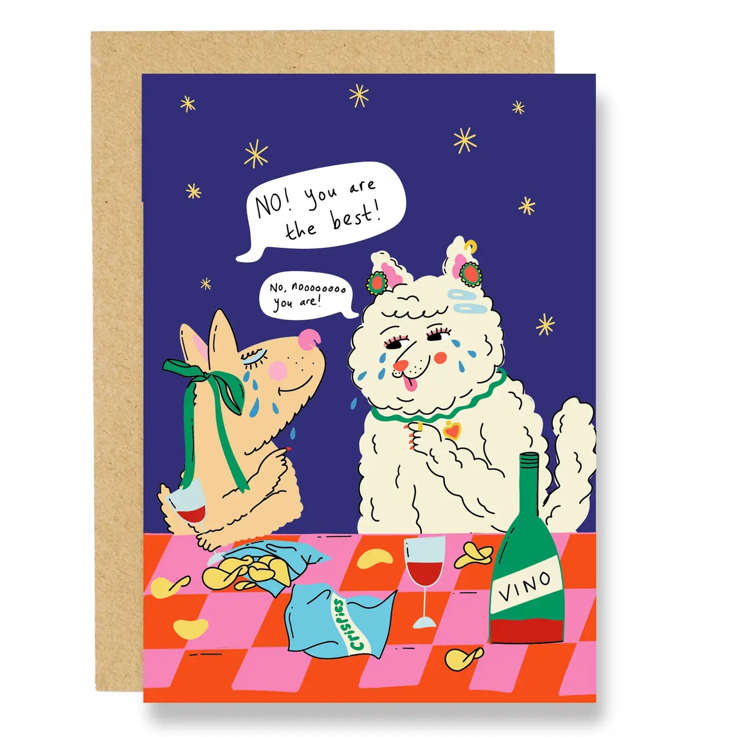 'NO! You're The Best' Greeting Card