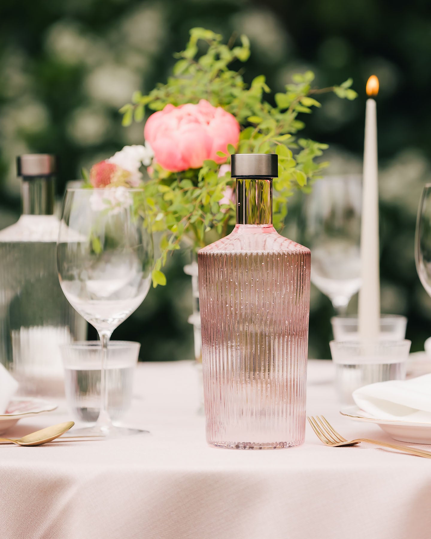 PAVEAU Water Bottle | Pink Rose