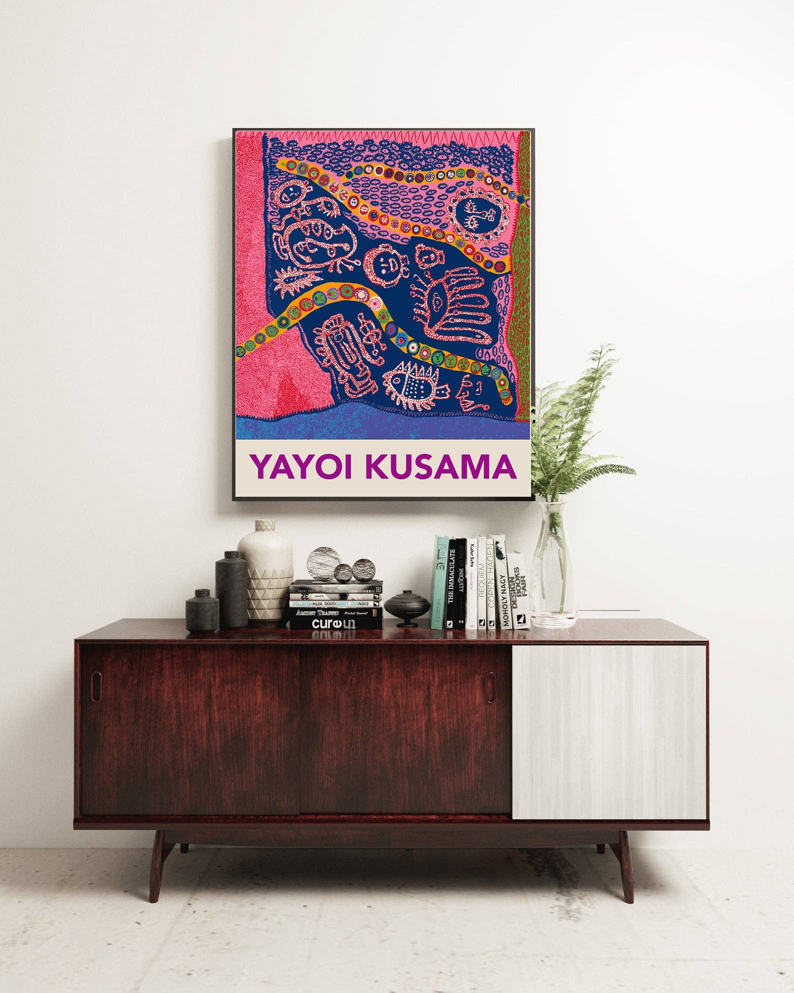 Yayoi Kusama Abstract A3 Art Print