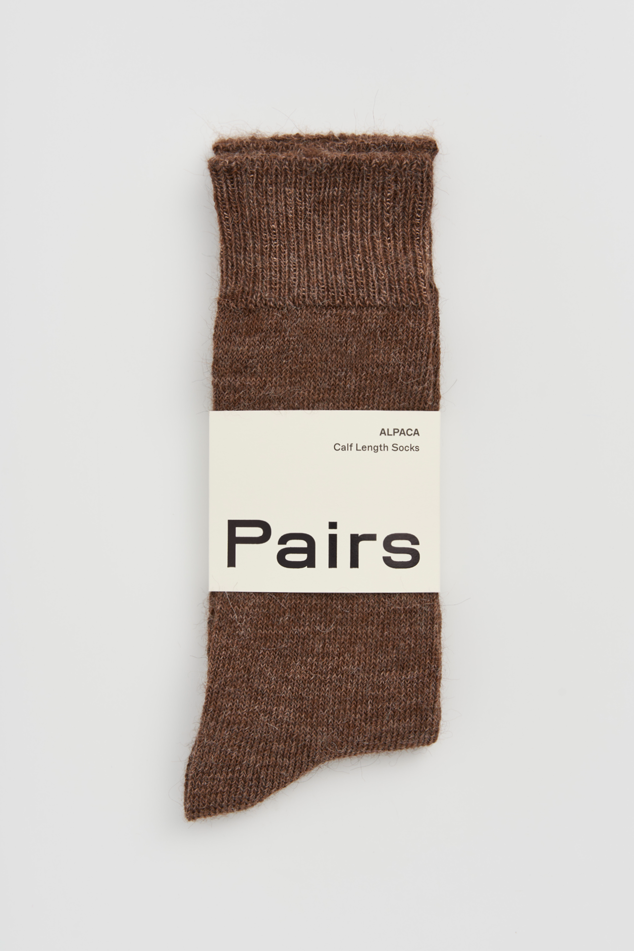 Alpaca Socks | Treacle Brown
