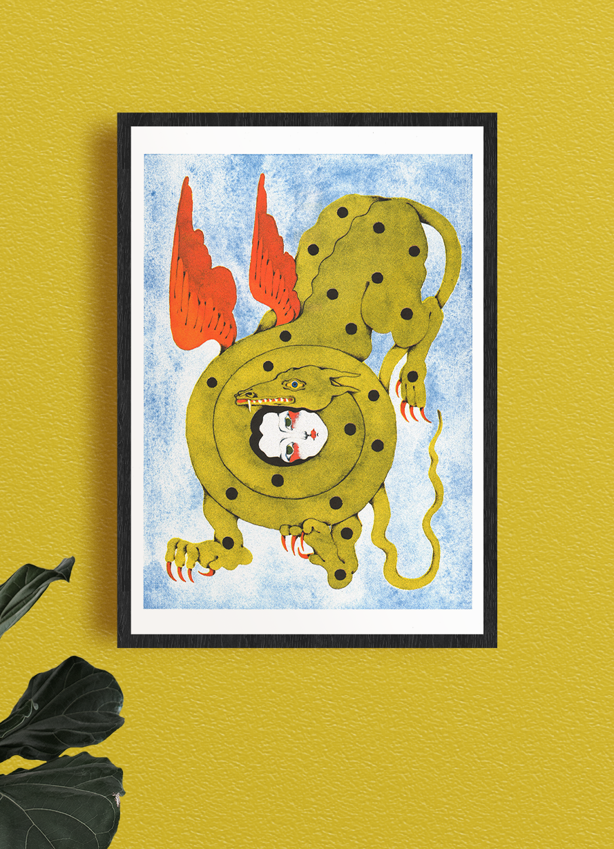 The Kiss by Lou Benesch | A3 Print