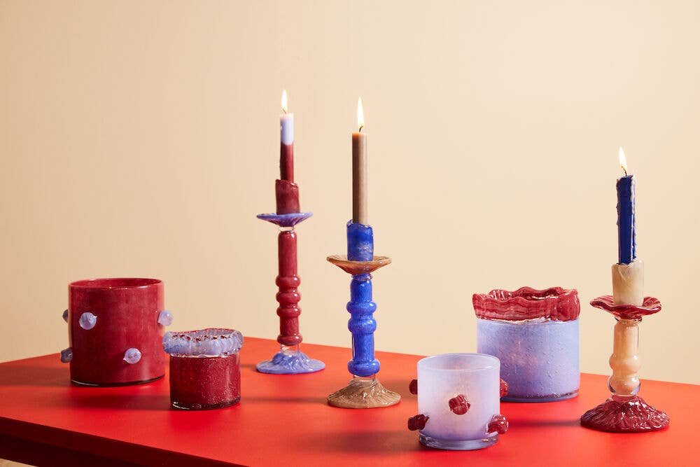 Byon Design Lara Beige Candlestick | Small