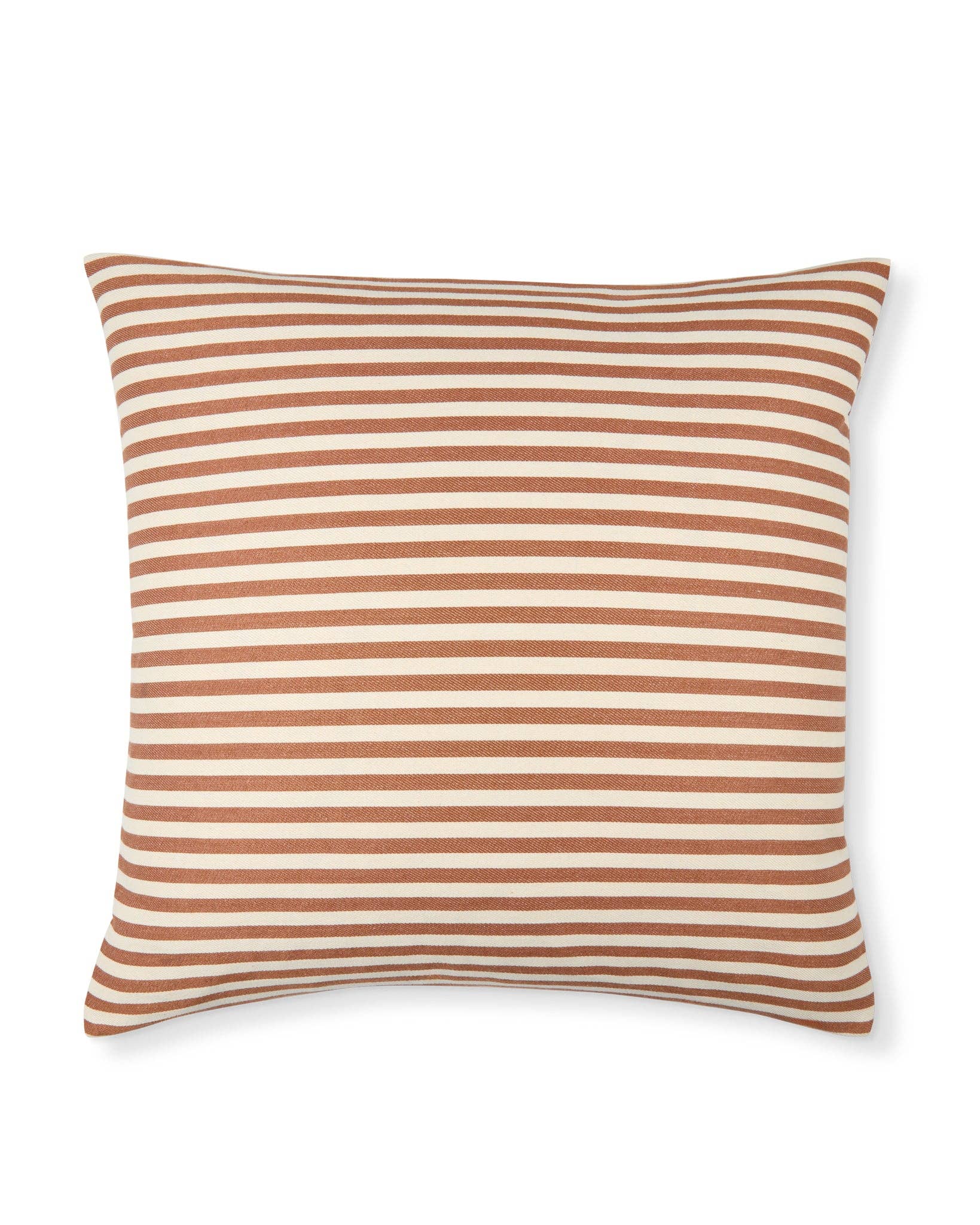 Jasper Stripe Cushion | Rust & Ecru