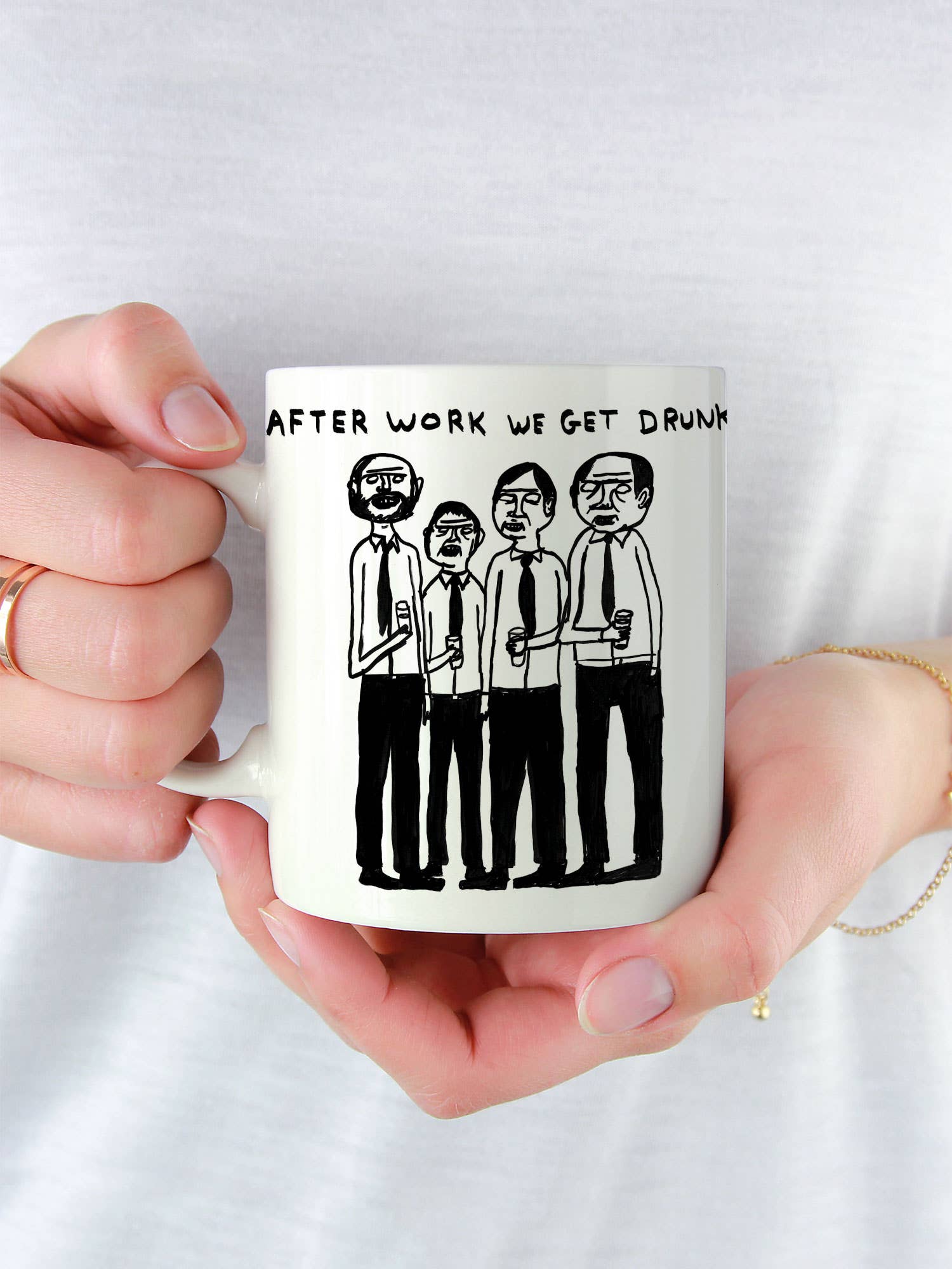 David Shrigley | 'After Work Get Drunk' Mug