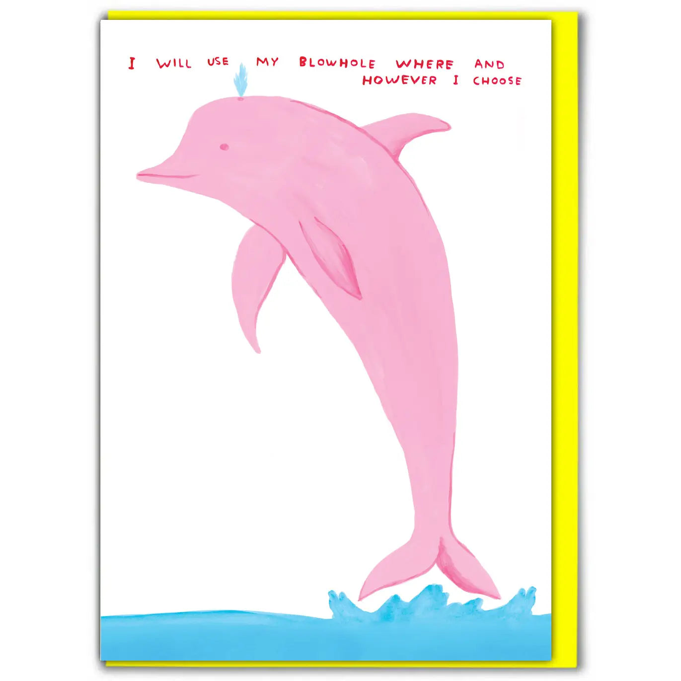DAVID SHRIGLEY | 'Blowhole' Greeting Card