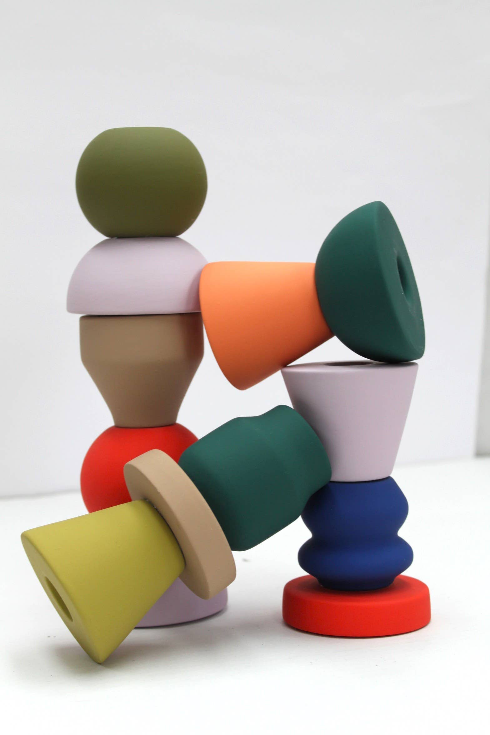 MÆGEN Stacks | Tomato Candlestick