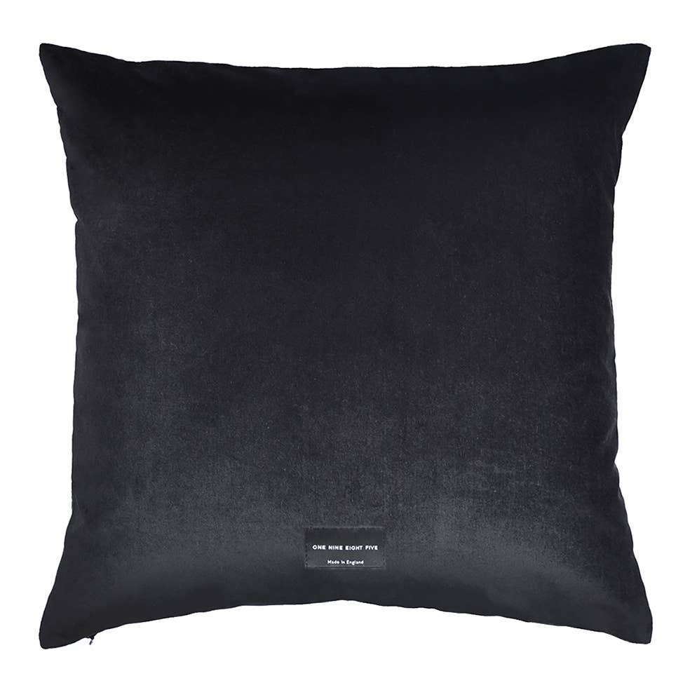 Elmer Abstract Green Linen Cushion