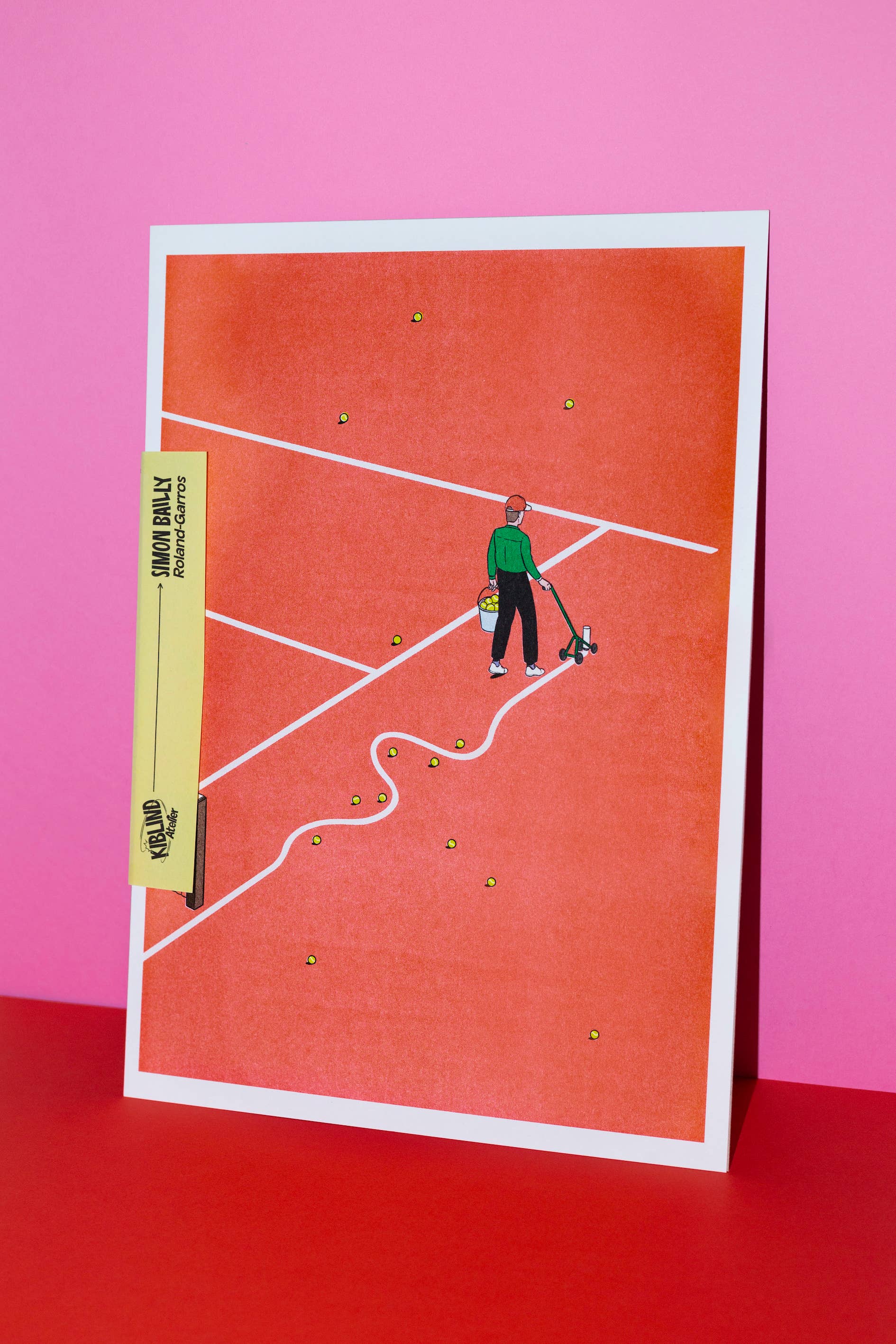 Tennis by Simon Bailly | A3 Print