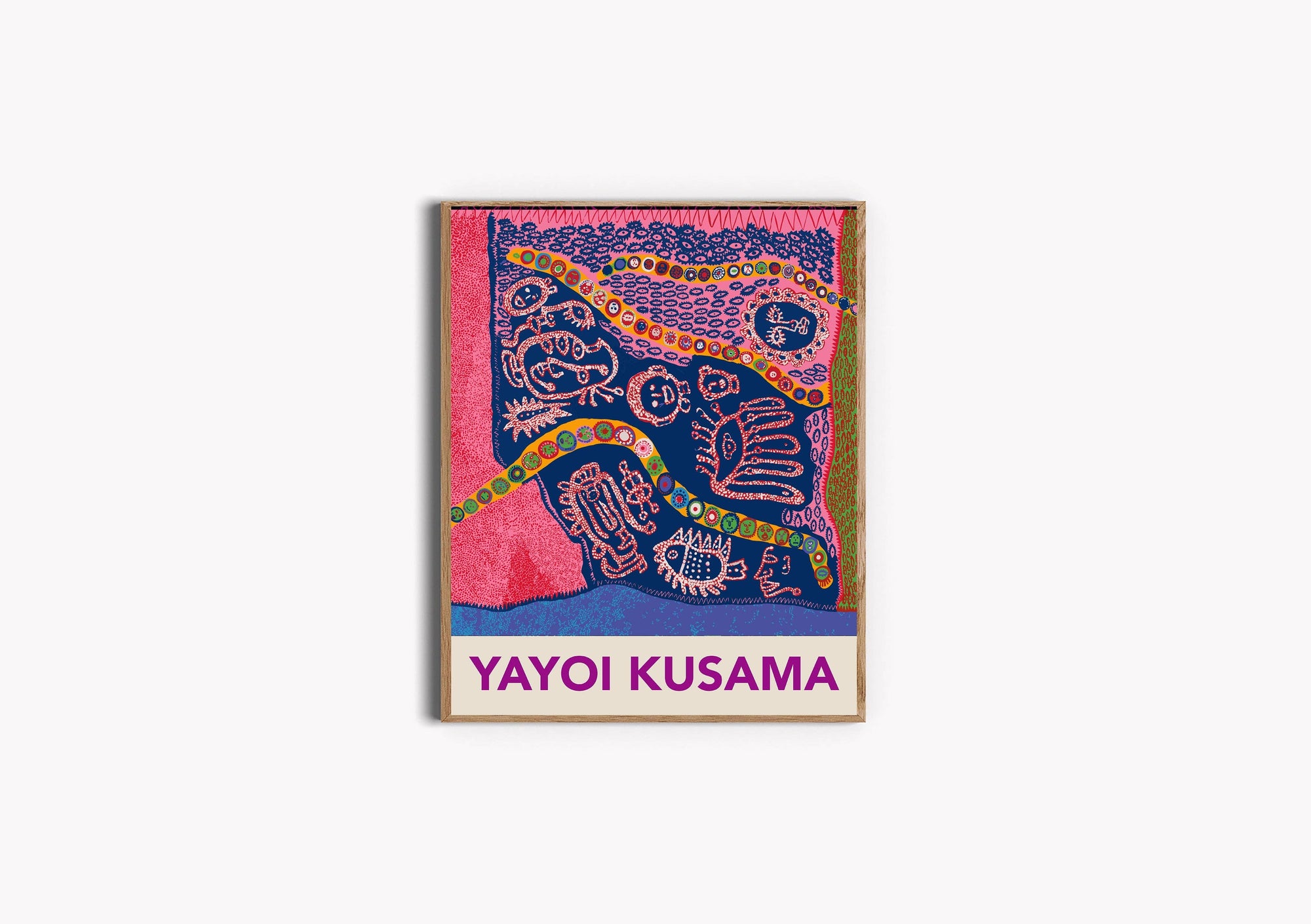 Yayoi Kusama Abstract A3 Art Print