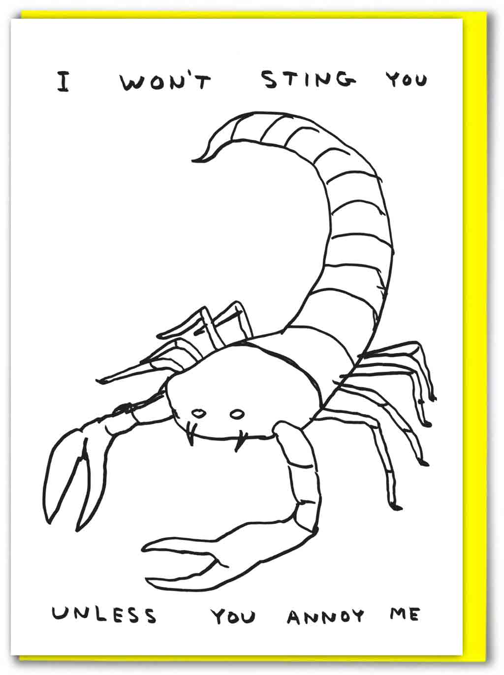 'I Won't Sting You' Greeting Card