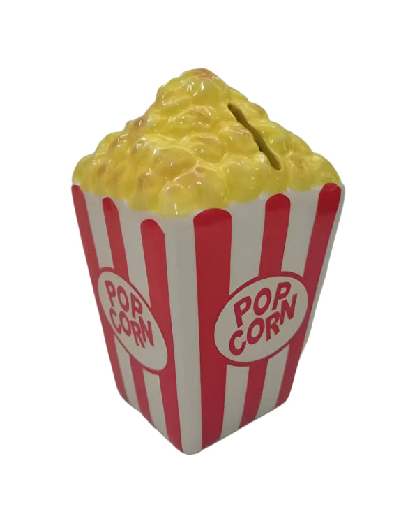 Ceramic Popcorn Money Bank