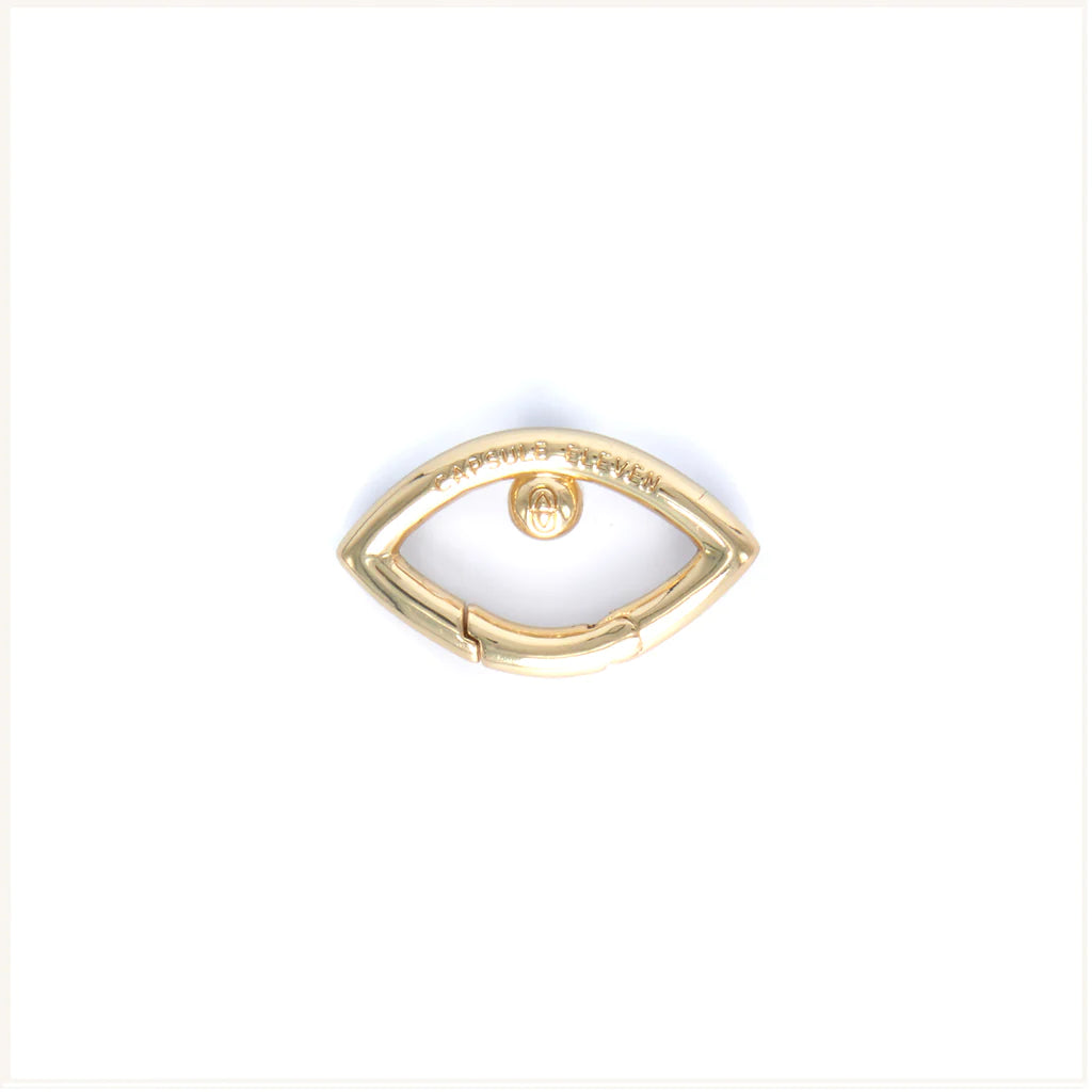 Eye Opener Capsule Link Necklace | 18ct Gold-Plated Sterling Silver