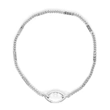 Eye Opener Chain Necklace | Silver