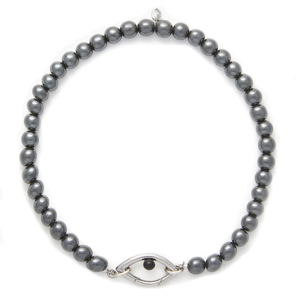 Eye Opener Hematite Necklace