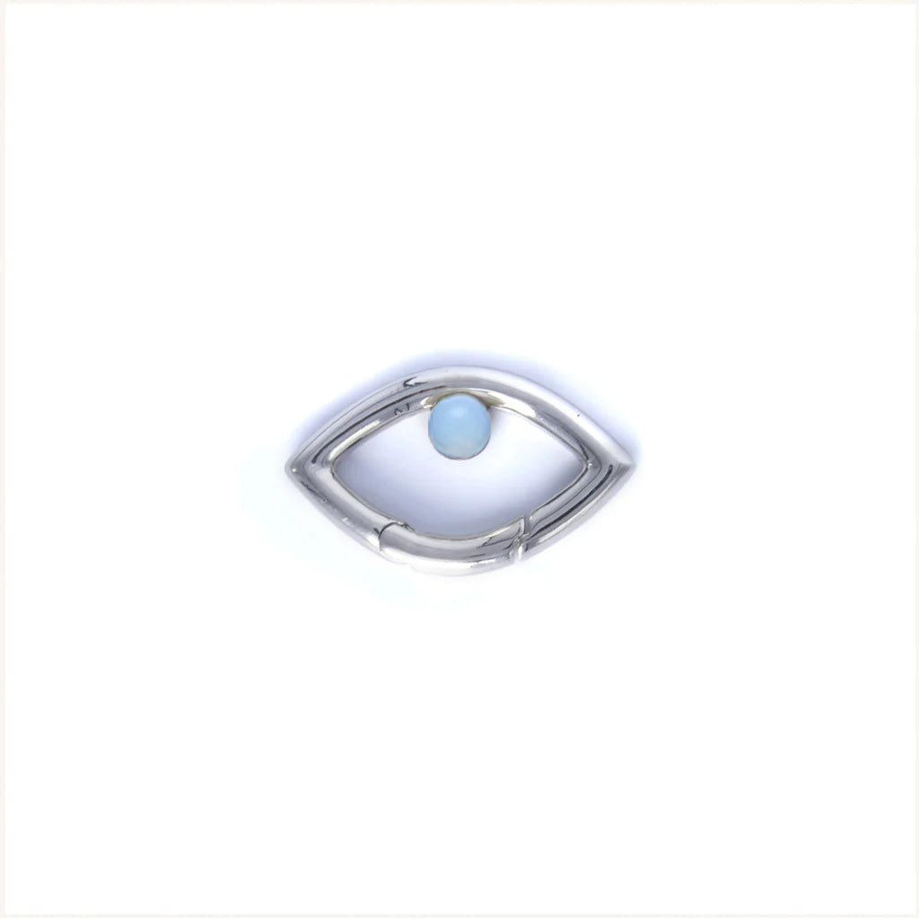 Eye Opener Opalite Necklace | Silver