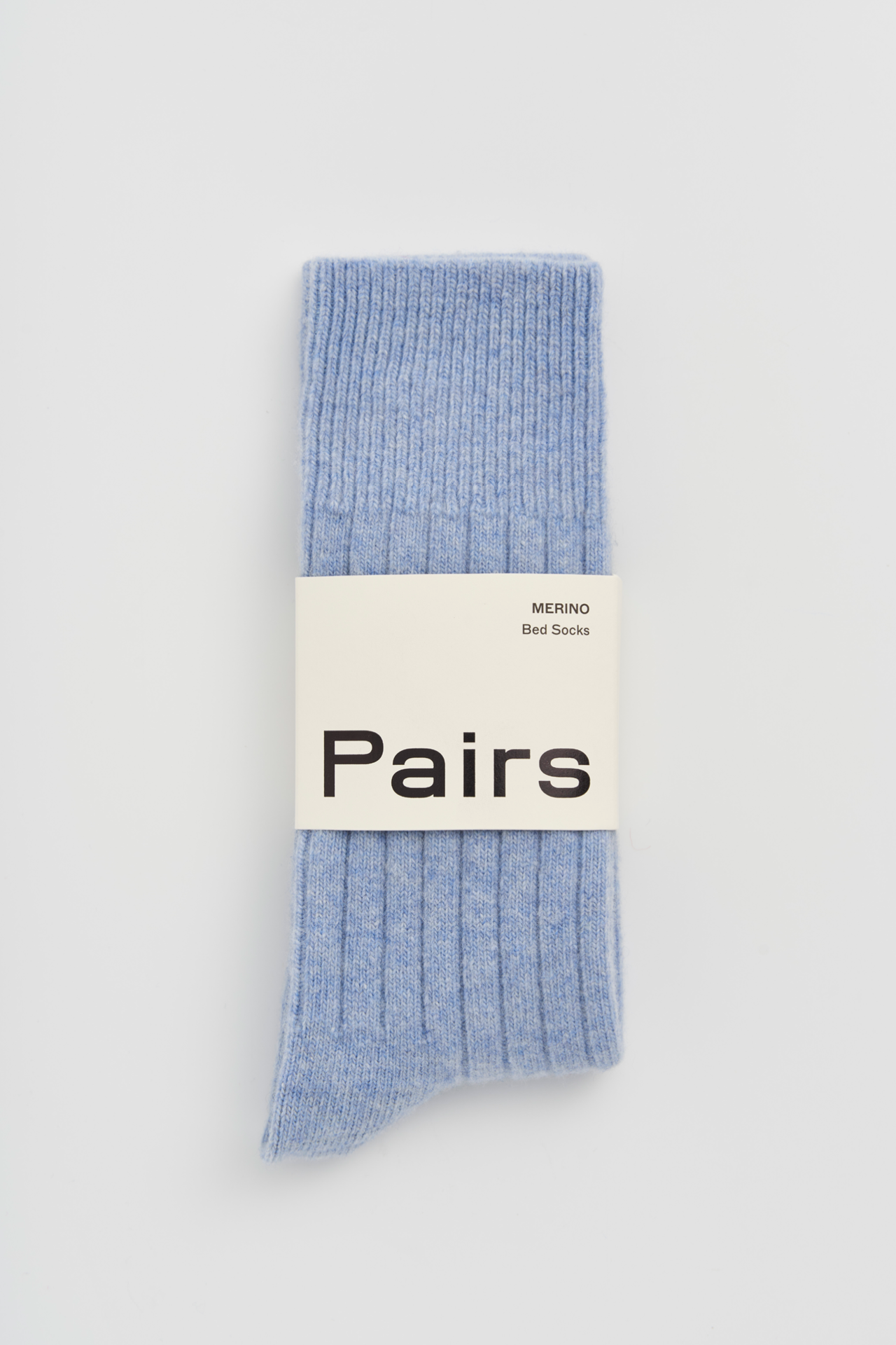 Merino Bed Socks | Morning Blue