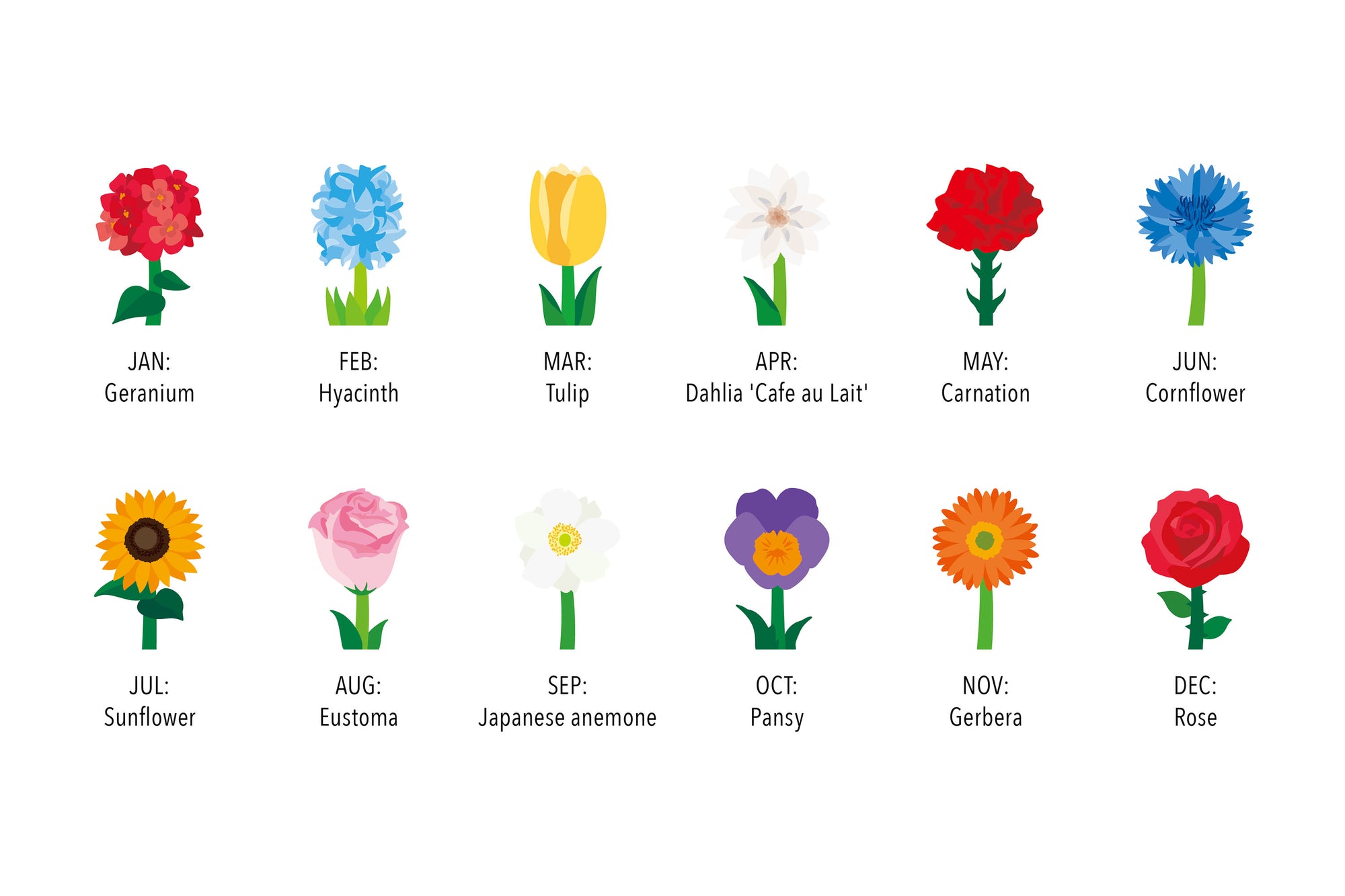 good morning inc. | Flowers 2026 Calendar