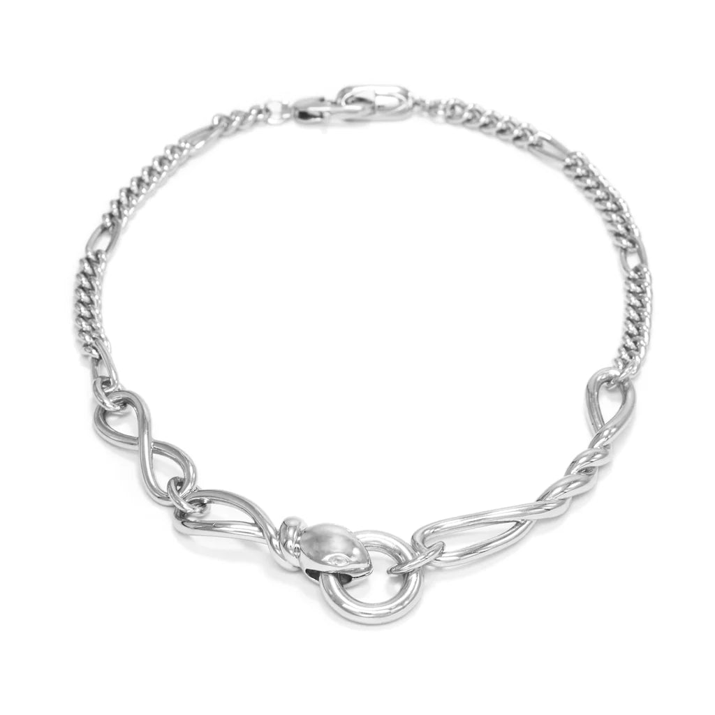 Symbols Serpent Necklace | Silver