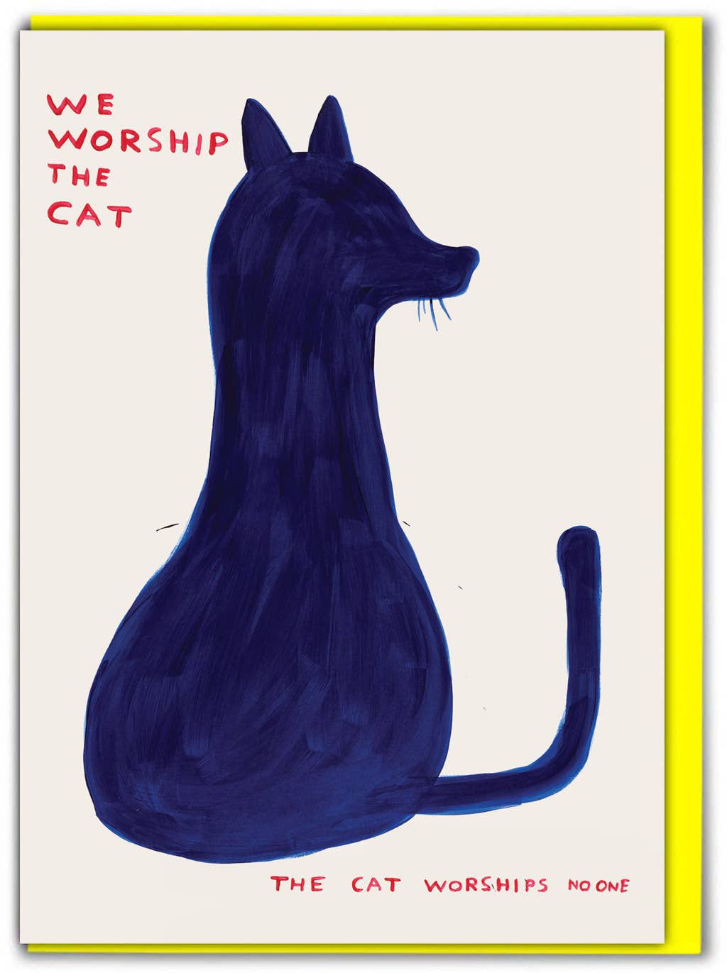 DAVID SHRIGLEY | 'Cat' Greeting Card