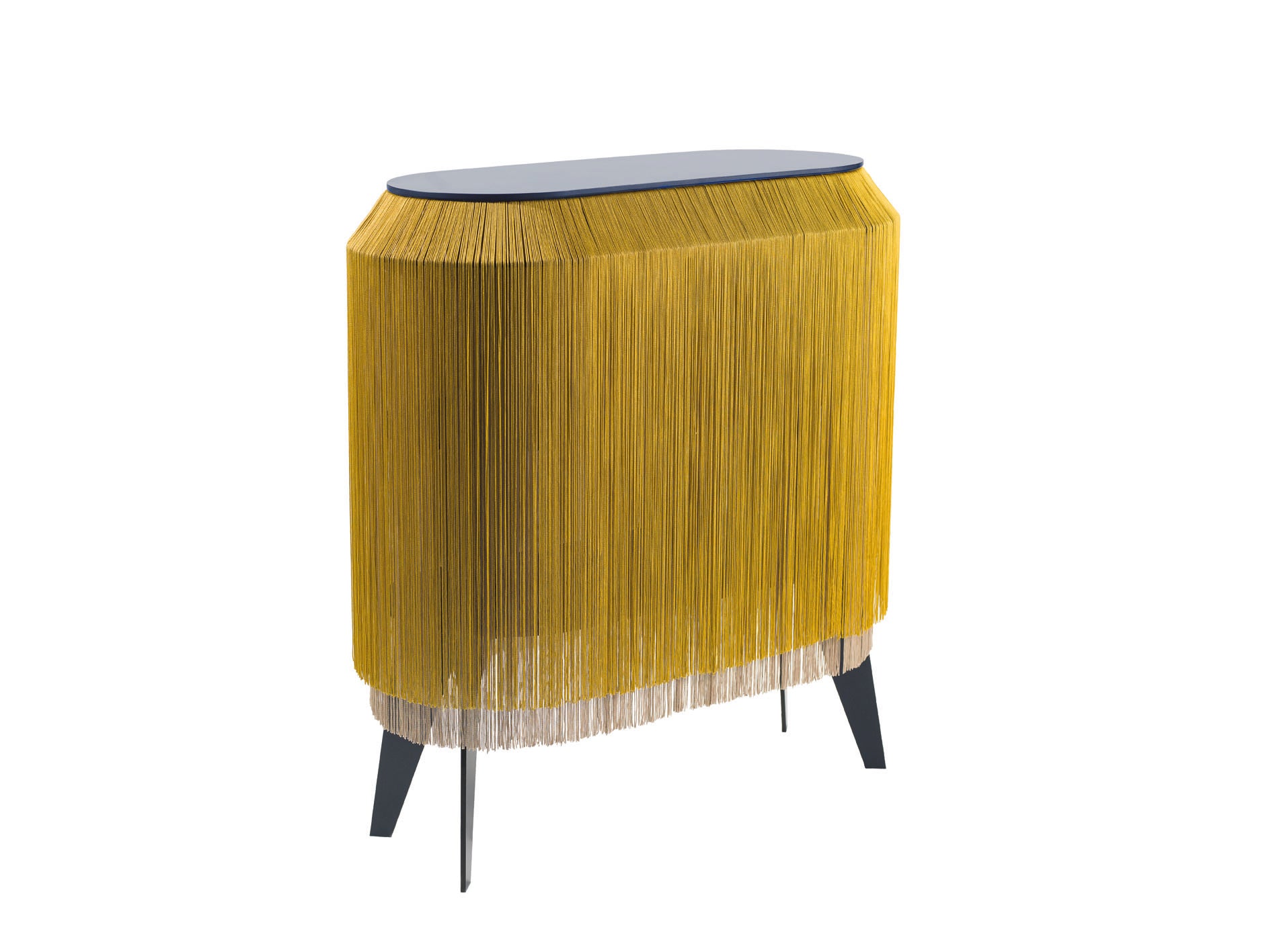 IBRIDE BABY ALPAGA Bedside Cabinet | Chic Gold