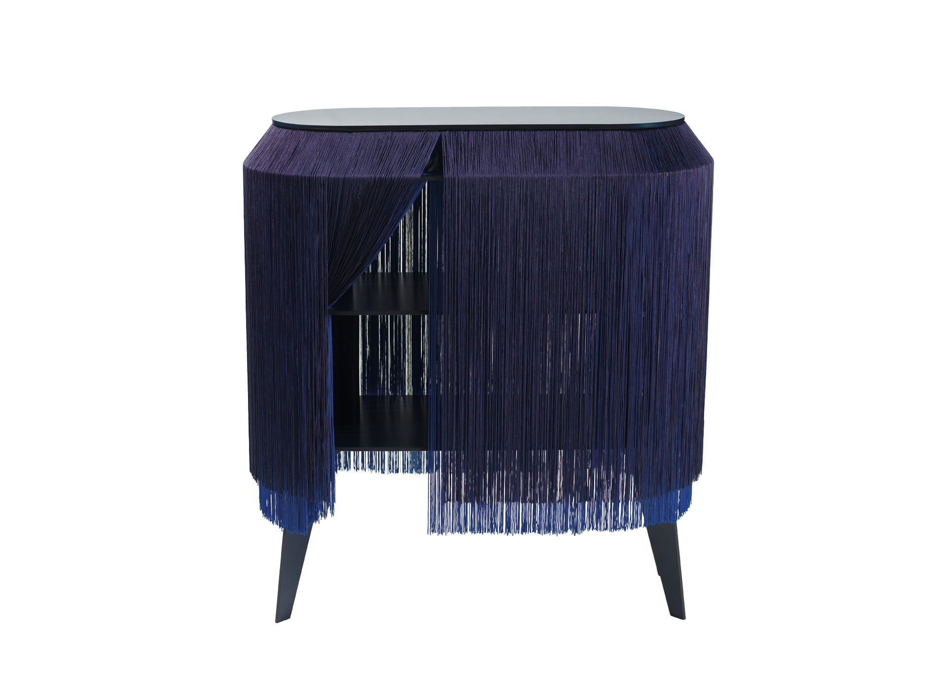 IBRIDE BABY ALPAGA Bedside Cabinet | Electric Blue