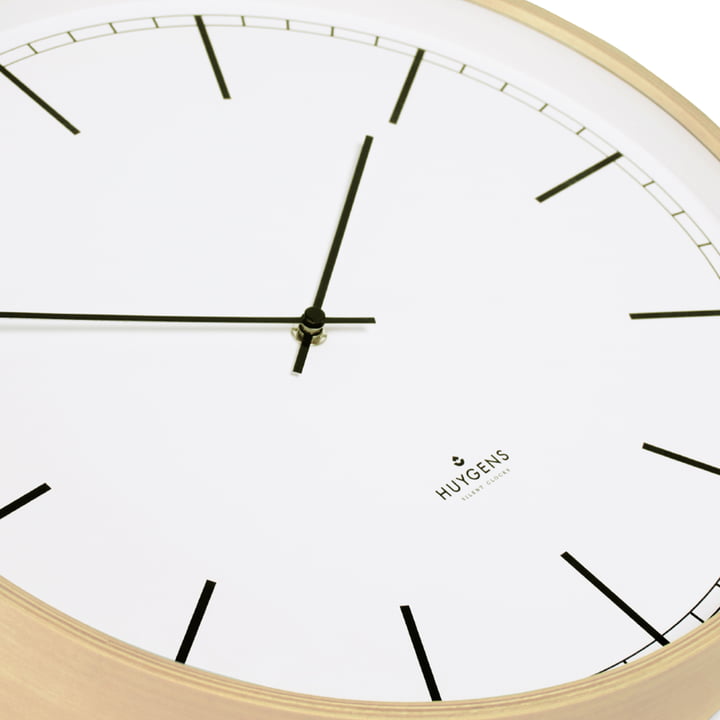 HUYGENS | Wood Index Wall Clock 45cm