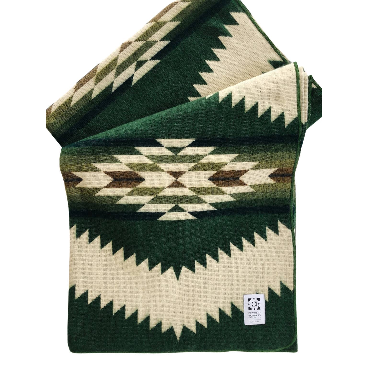 Tsachila Blanket | Forest Green