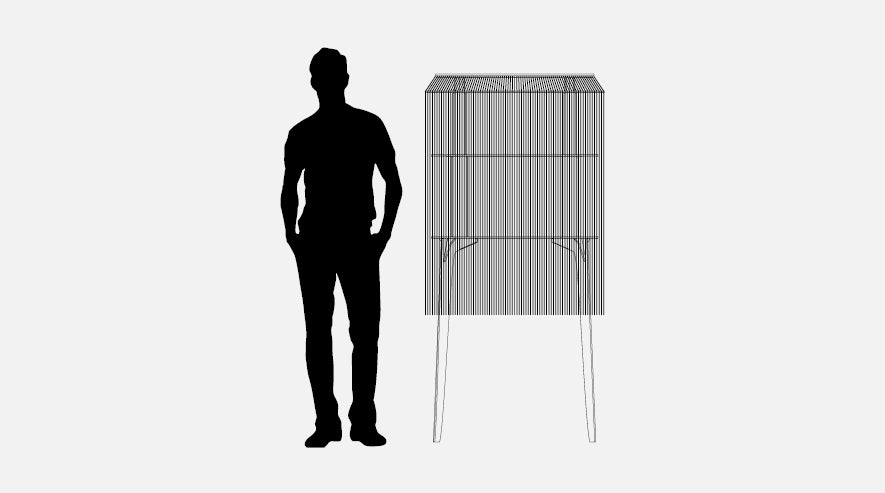 IBRIDE LADY ALPAGA Wall Cabinet | Malachite