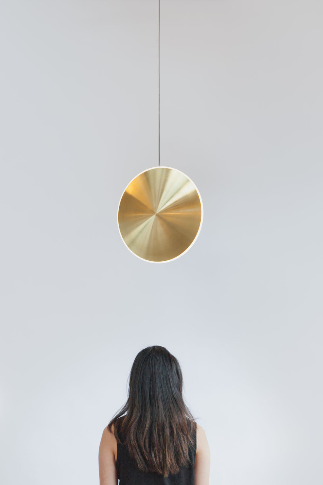 GRAYPANTS Chrona Lights | Dish10v Brass Pendant