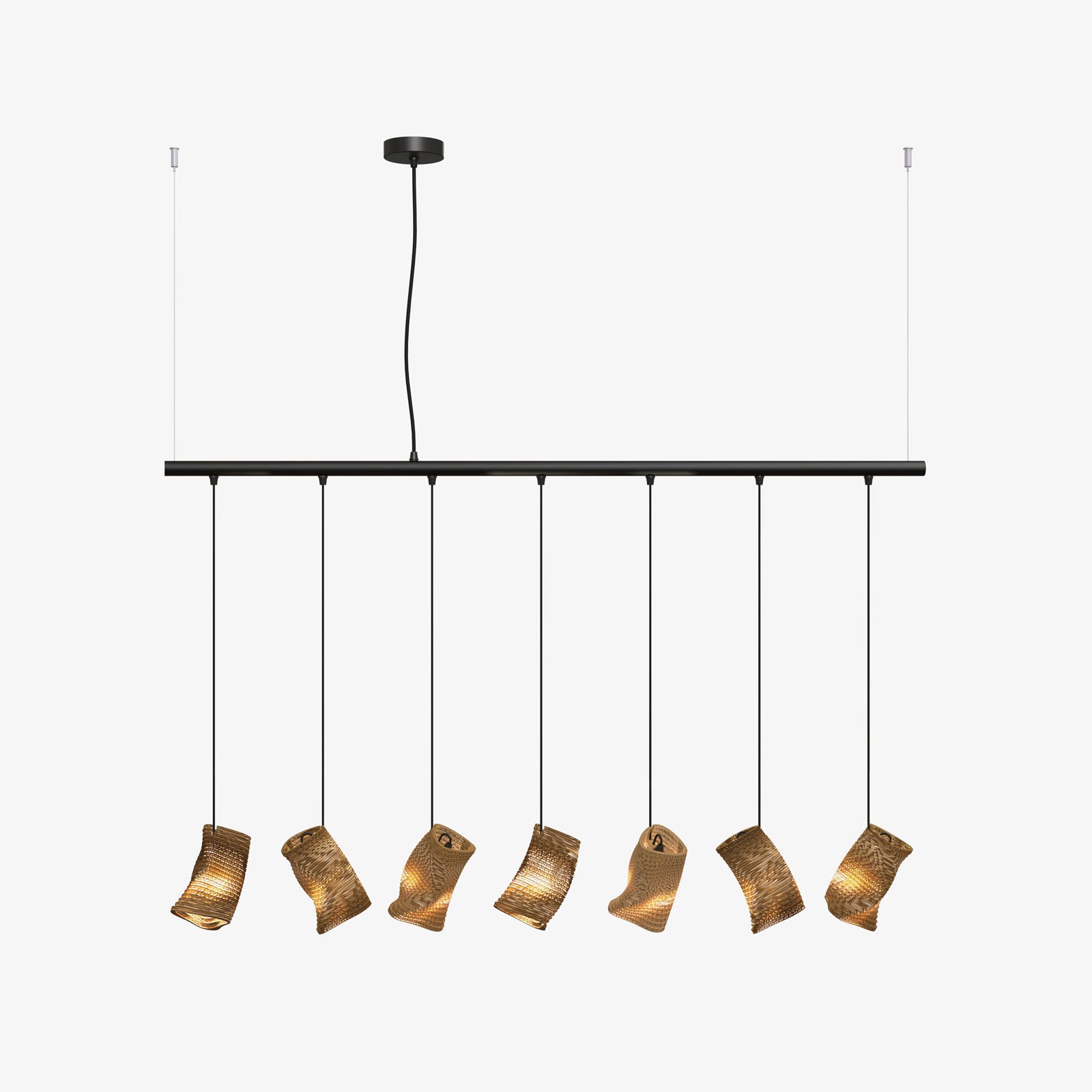 GRAYPANTS | Murmurations Moa Linear7 Pendant Light Natural