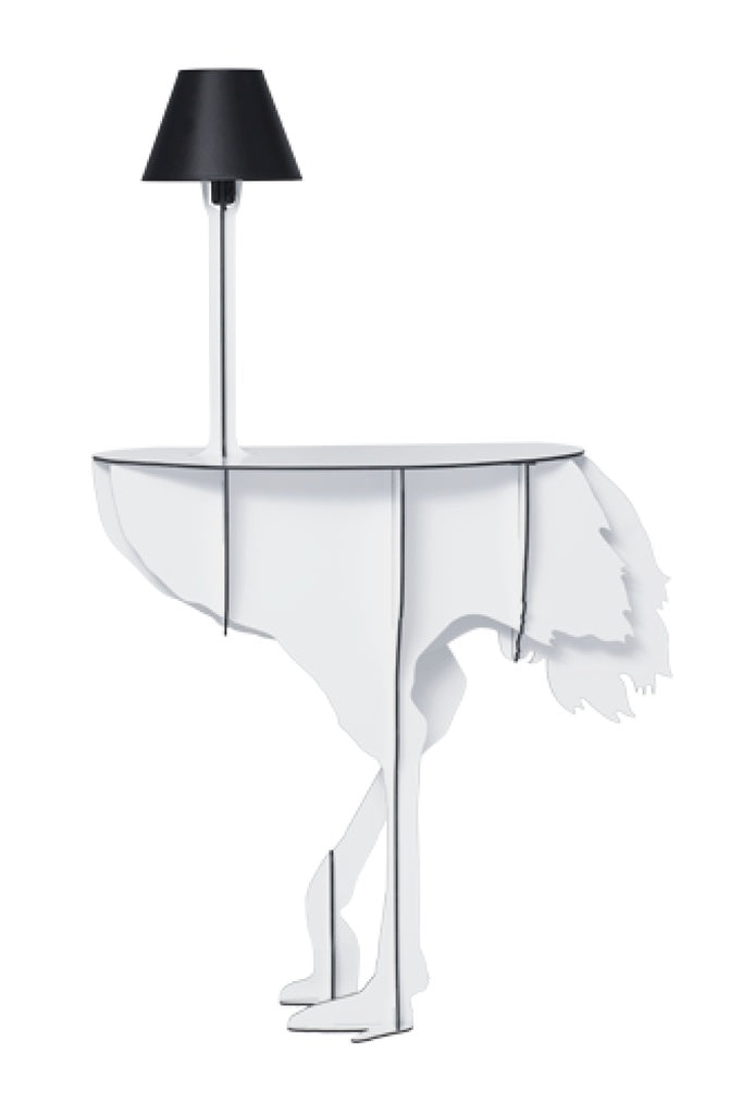 IBRIDE | Diva Lucia Ostrich Console with Light