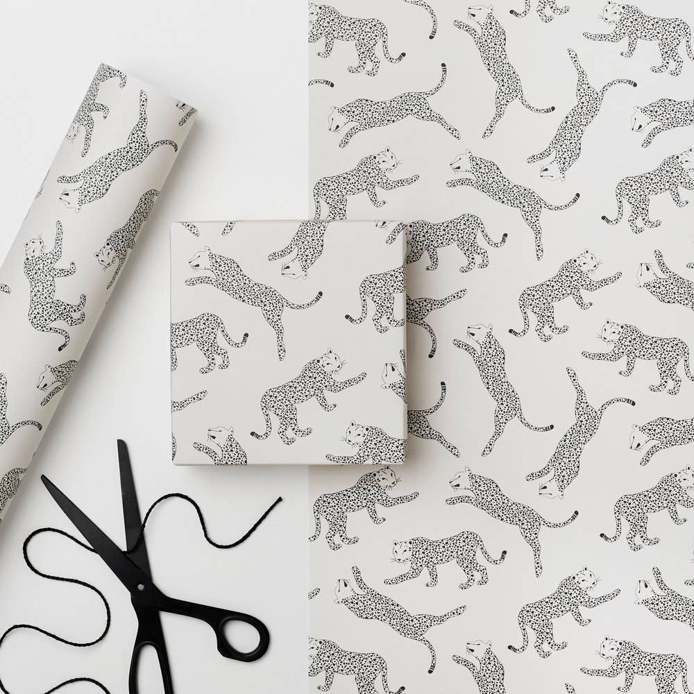 Serengeti Leopard Gift Wrap