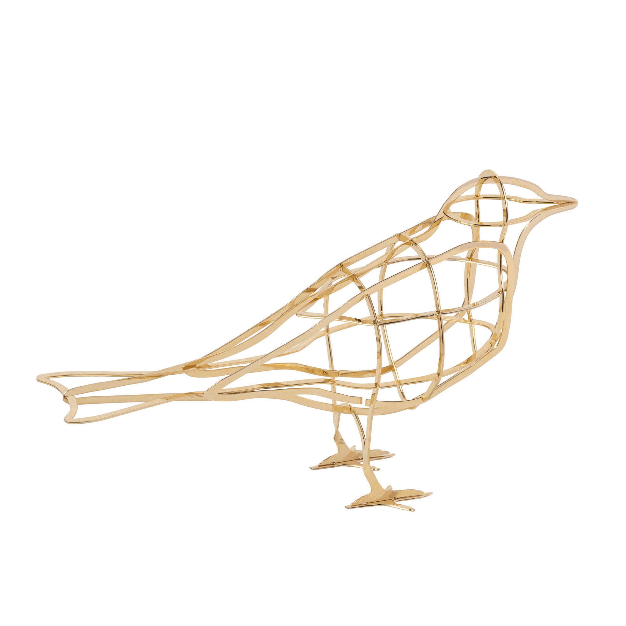 IBRIDE | De L'Aube Gold Metal Decorative Bird