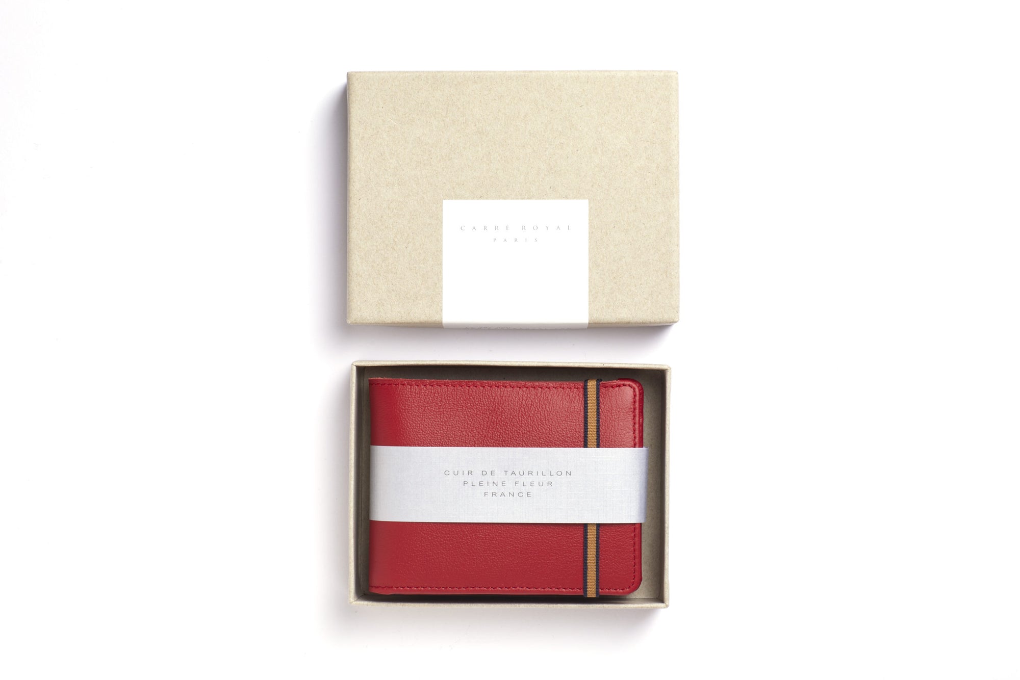 Minimalist Wallet with Coin Pocket | Red