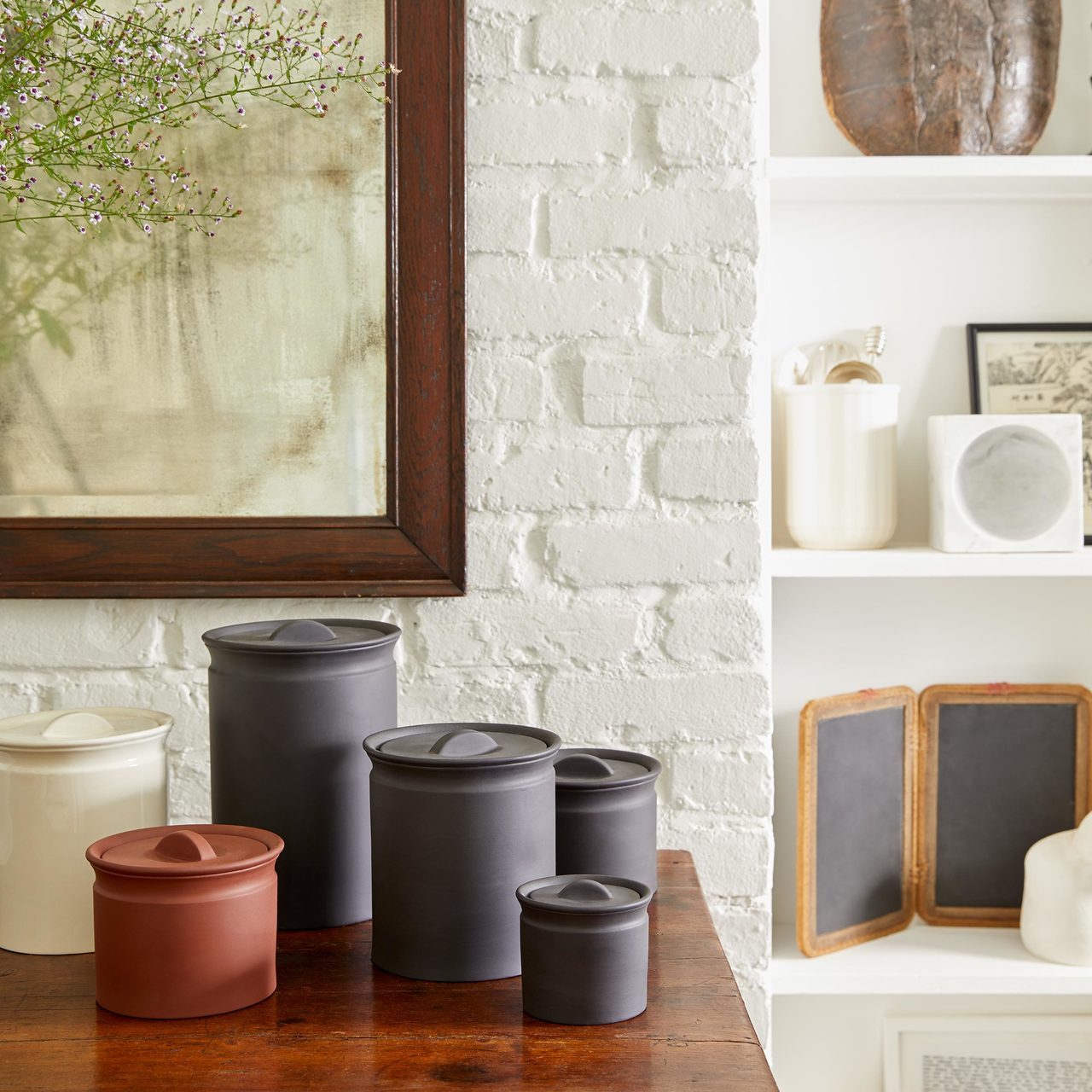 SIR | MADAM Matte Terracotta Larder Crock 3.5