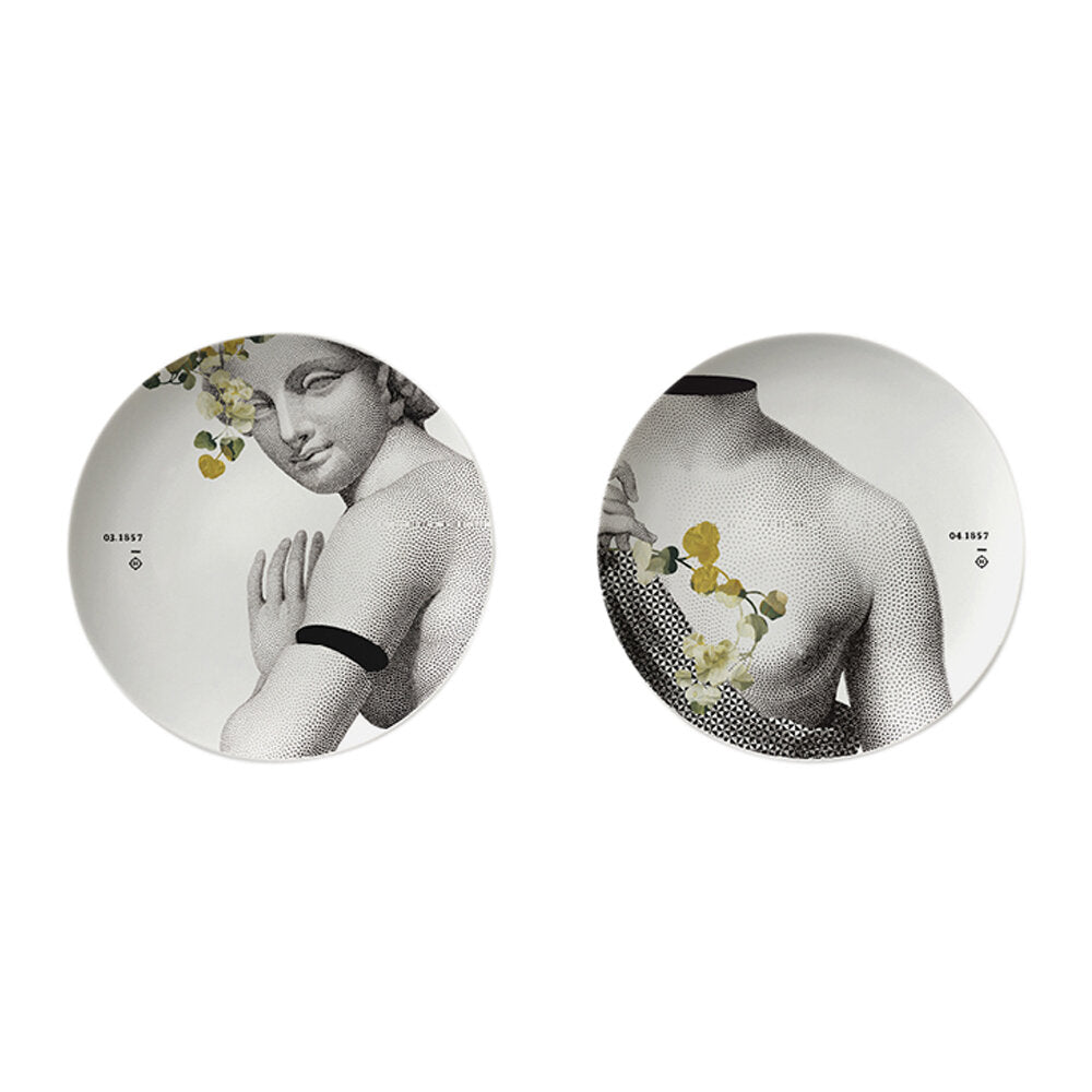 SPRING | SET OF 2 IBRIDE PORCELAIN PARNASSE Collector Plates